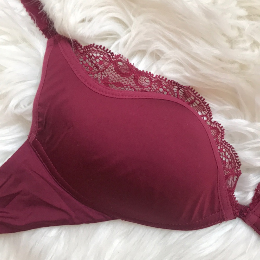 Maroon Lined bra
